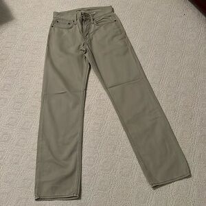 Old Navy khaki pants.  Size 28-32. Loose fit, straight leg